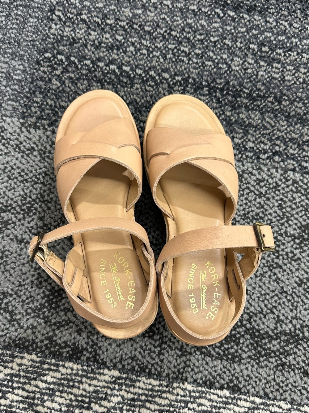 Kork-Ease Ava Wedge Leather Sandal Size-7